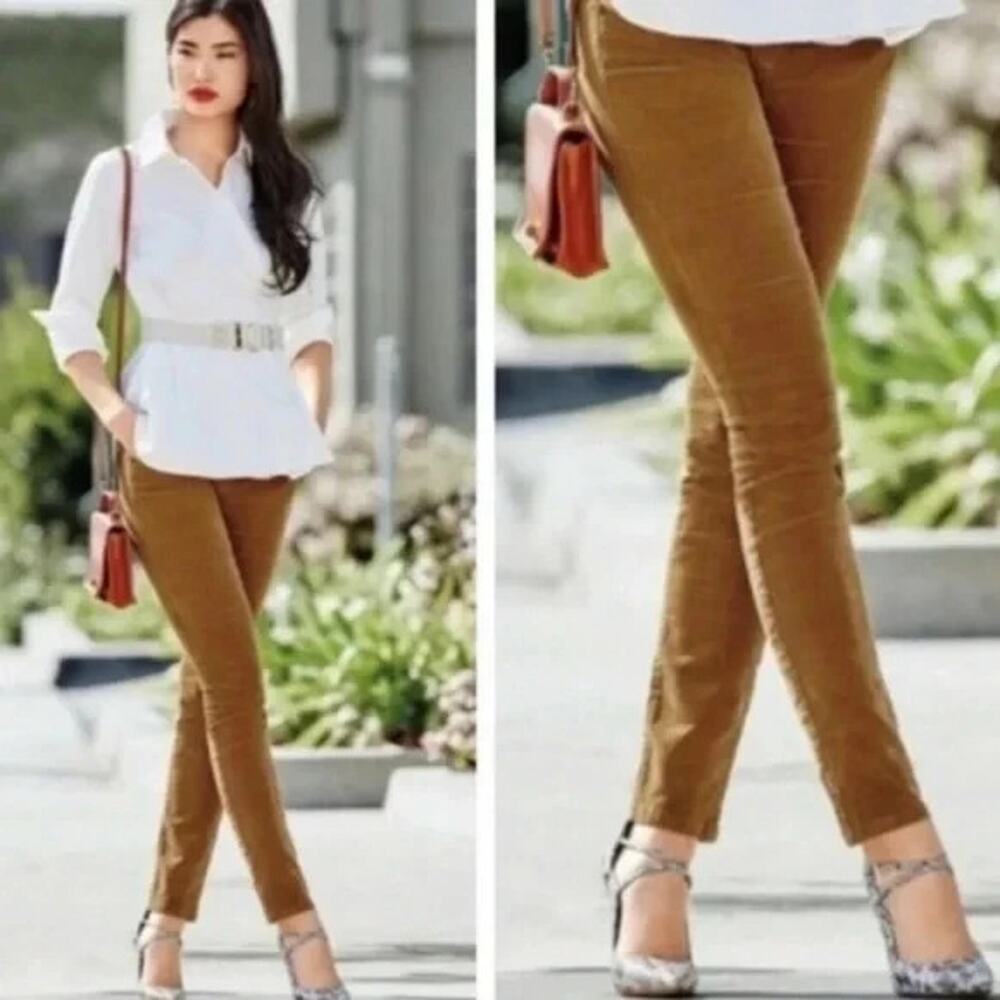 Cabi Umber Skinny Cords Corduroy Pants Style 3197 Size 12